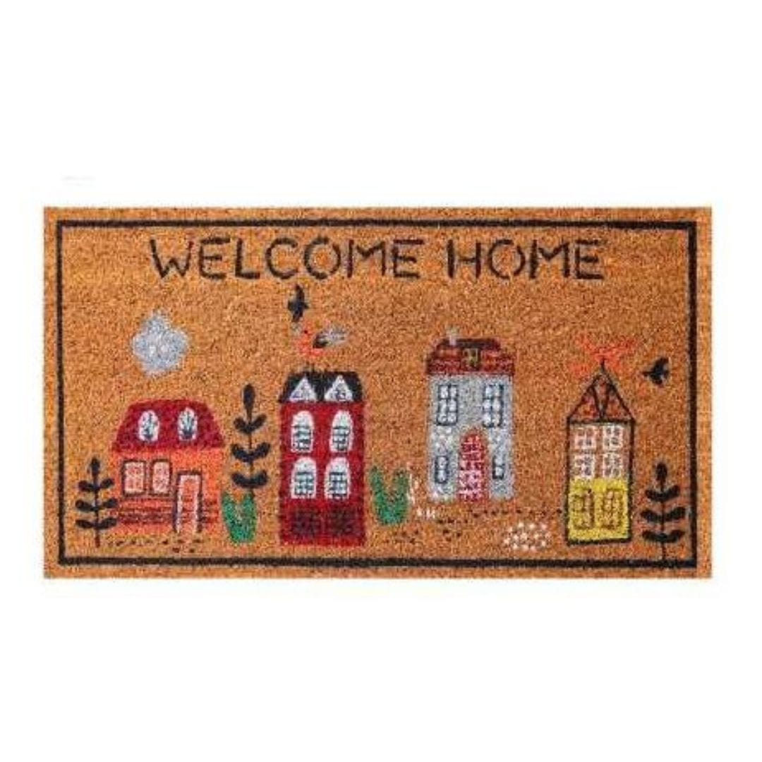 Zerbino in cocco con casette "Welcome Home" Vacchetti (2500013)